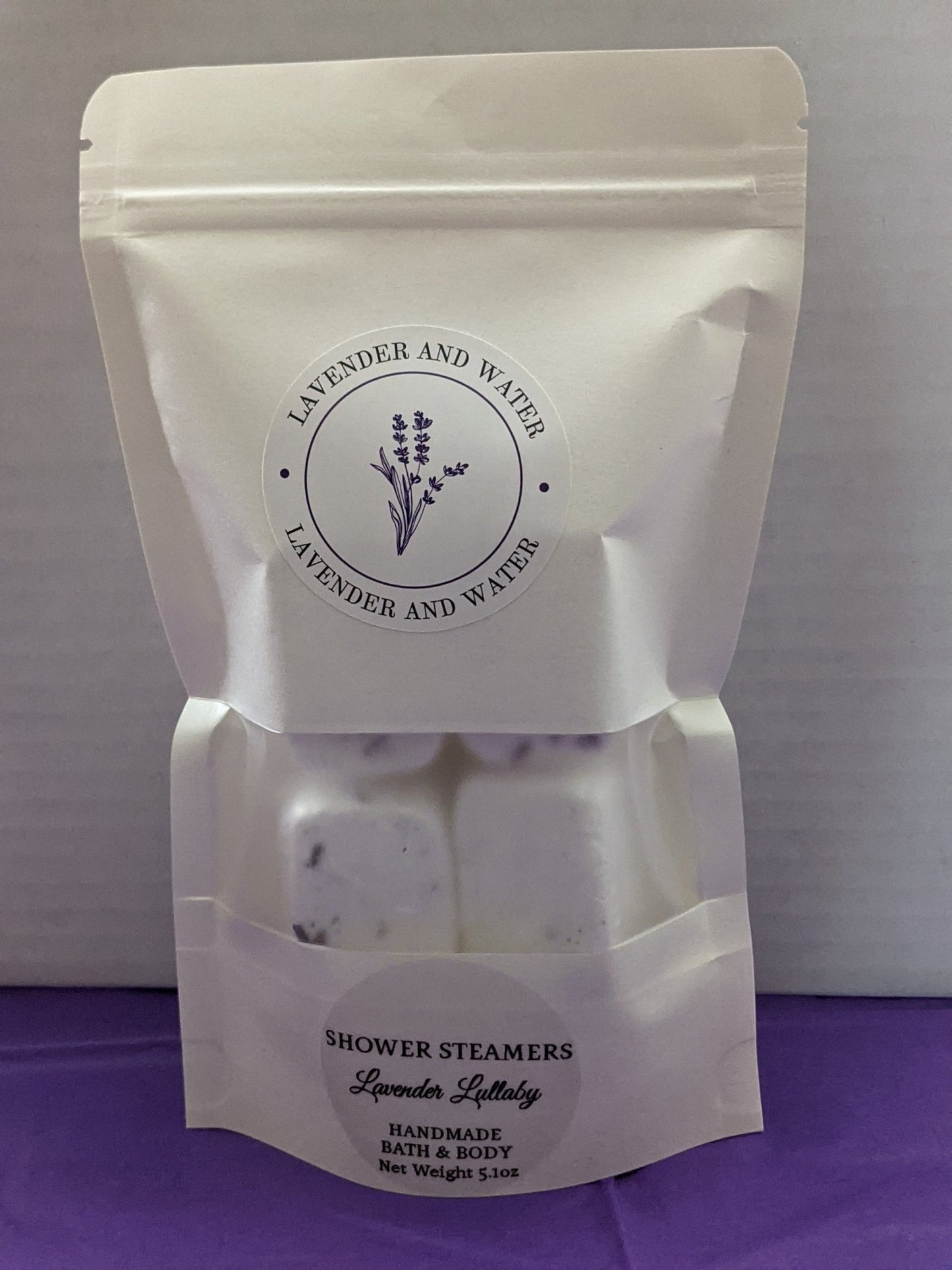 SHOWER STEAMER | Lavender lullaby - LAVENDER AND WATER